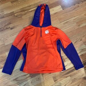 Clemson Colosseum Purple and Orange Hooded Jacket